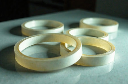 AI Generative Adhesive tape for packaging, workplace in office, student deskの素材