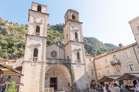 Kotor, Montenegro, 26 October 2025, Fortress landmark inside the old part of the city