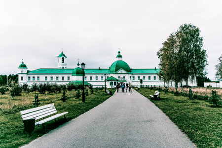 Staraya Sloboda, Russia, 30 September 2017, Alexander Svirsky orthodox Monastery
