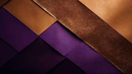 A gold and purple abstract sparkle background. Generative AI.の素材