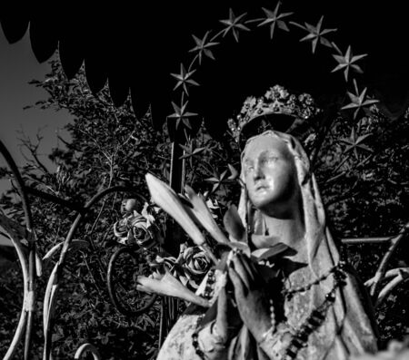 Virgin Mary statuesの写真素材