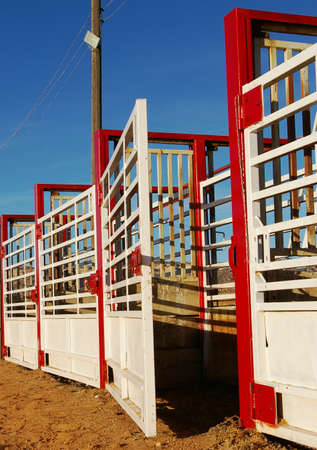 Open Rodeo Gateの写真素材