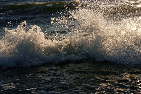 Droplets in a wave - background image