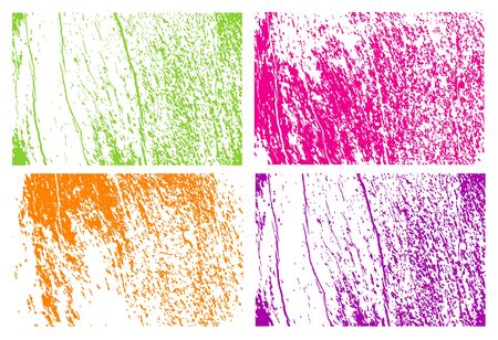 Colorful grunge urban textures. Vector abstract backgroundのイラスト素材