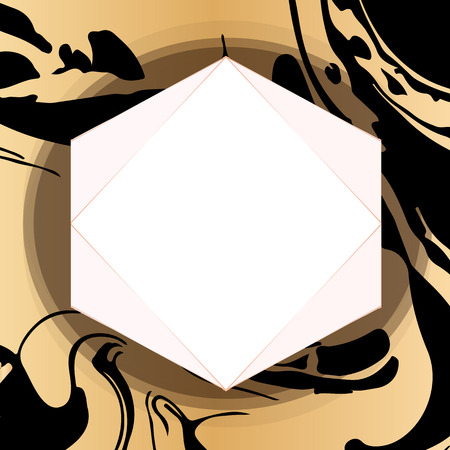 Abstract hand drawn golden background.のイラスト素材