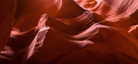 Upper Antelope Canyon in Arizona, Page, Novemberの写真素材