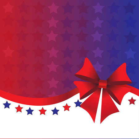 American holidays background with American flag colorsのイラスト素材
