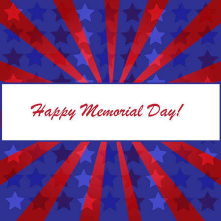 Memorial day background with American flag colorsのイラスト素材