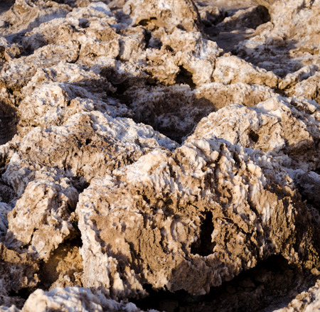 Devil's Golf Course Point in Death Valley national park, California, USAの写真素材