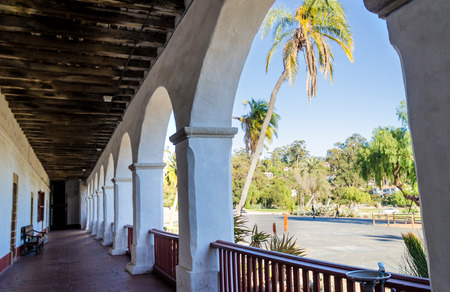 Santa Barbara Spanish Old Mission in California, USAの写真素材