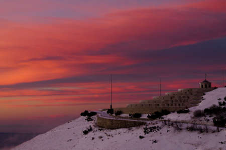 Monte grappa viewの写真素材