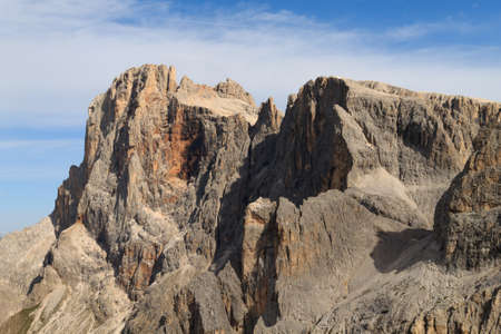 A detail of italian dolomites, near San Martino di Castrozzaの写真素材