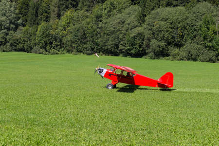 red aircraft