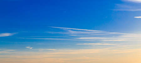 Sky background with clouds, wallpaperの写真素材