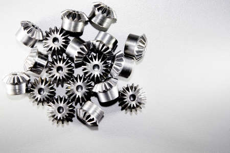 A background of mechanical components, gear, industrial objects