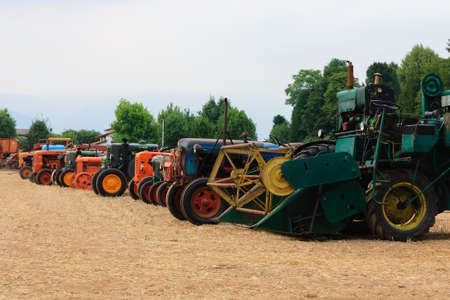 Old tractorsの写真素材