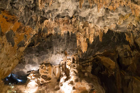 Inside view of Cango Caves in Oudtshoorn South Africa. African landmark. Travel destinationの写真素材