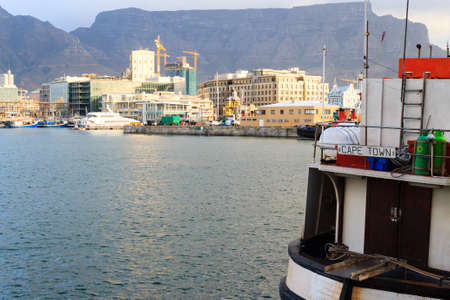 Victoria and Alfred Waterfront, Cape Town, South Africa. African landmarkのeditorial素材