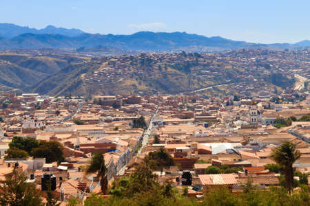 Sucre aerial view,Bolivia.Bolivian landmarkの写真素材