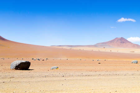 Bolivian landscape, Salvador Dali desert view. Beautiful Boliviaの写真素材