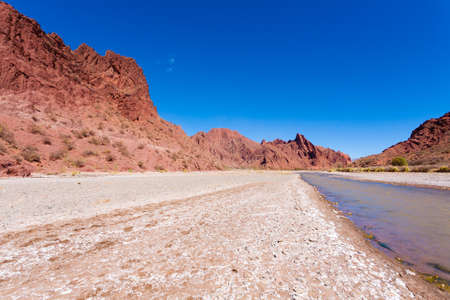 Bolivian canyon near Tupiza,Bolivia.Quebrada Seca,Duende canyon.Bolivian landscapeの写真素材