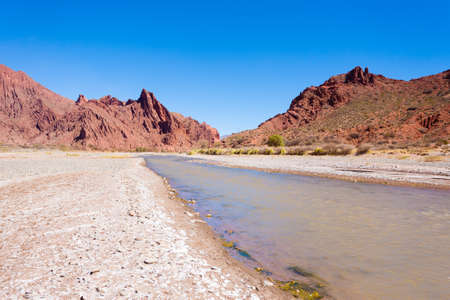 Bolivian canyon near Tupiza,Bolivia.Quebrada Seca,Duende canyon.Bolivian landscapeの写真素材