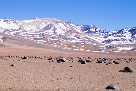 Bolivian landscape, Salvador Dali desert view. Beautiful Boliviaの写真素材