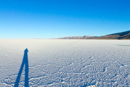 Salar de Uyuni, Bolivia. Largest salt flat in the world. Bolivian landscape