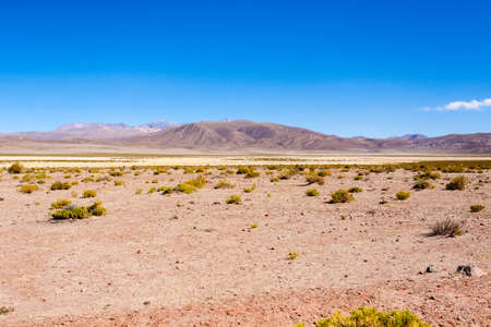 Bolivian mountains landscape,Bolivia.Andean plateau viewの写真素材