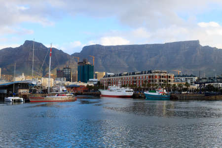 Victoria and Alfred Waterfront, Cape Town, South Africa. African landmarkのeditorial素材