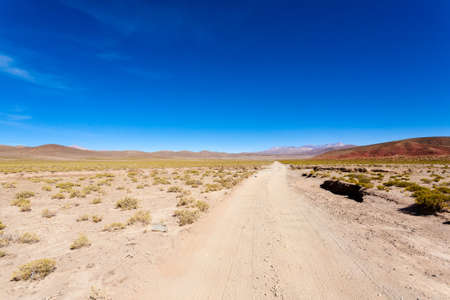 Bolivian mountains landscape,Bolivia.Andean plateau viewの写真素材
