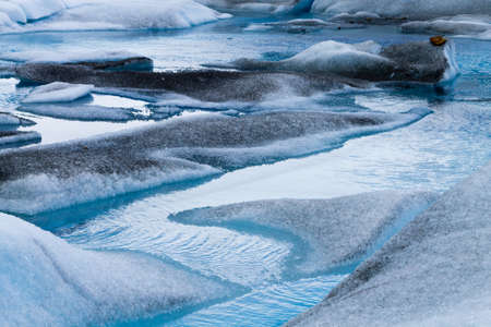 Perito Moreno glacier ice formations detail view, Patagonia, Argentina