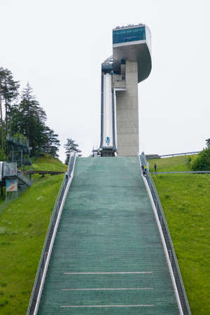 Bergisel ski jumping, Innsbruck, Austriaのeditorial素材