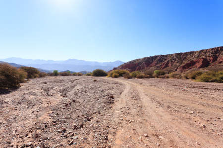 Bolivian canyon near Tupiza,Bolivia.Quebrada de Palmira,Puerta del Diablo.