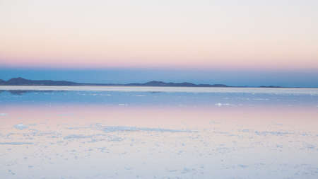Salar de Uyuni, Bolivia. Largest salt flat in the world. Bolivian landscapeの写真素材