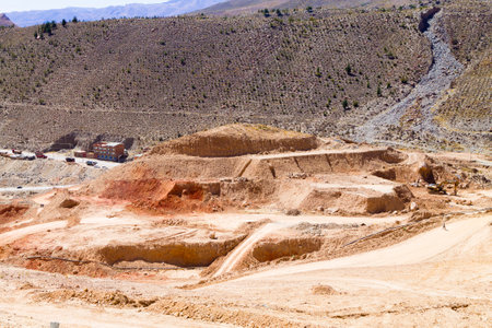 Potosi aerial view,Bolivia.Bolivian mining city