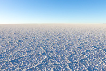 Salar de Uyuni, Bolivia. Largest salt flat in the world. Bolivian landscape