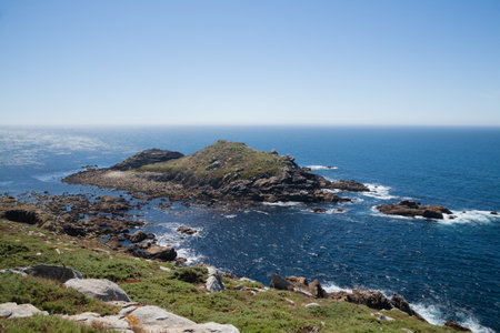 Cape Tourinan shoreline landscape, Galicia, Spain. Spanish panoramaの写真素材