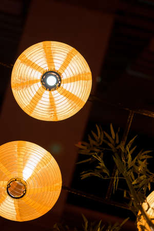 Chinese lanterns during new year festivalの写真素材