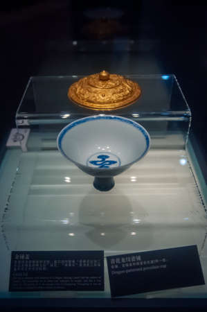 WUHAN,CHINA - April 4, 2019 - The Hubei Provincial Museum is one of the best known museums in China, with a large amount of state-level historic and cultural relics, established in 1953.のeditorial素材