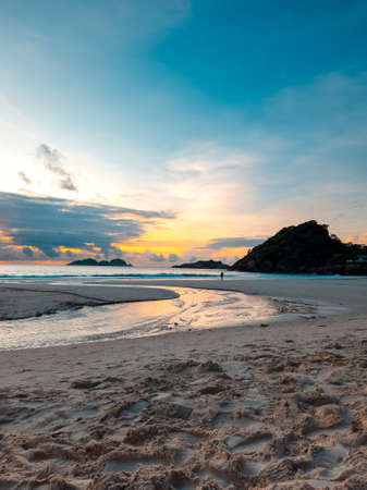 Sunrise by the beach.