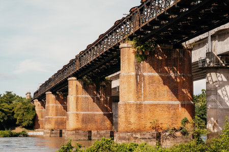 Victoria Bridge, a River Metal Railway, Kuala Kangsar.の写真素材