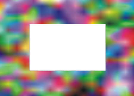 neon background, white frame, place for your textの写真素材