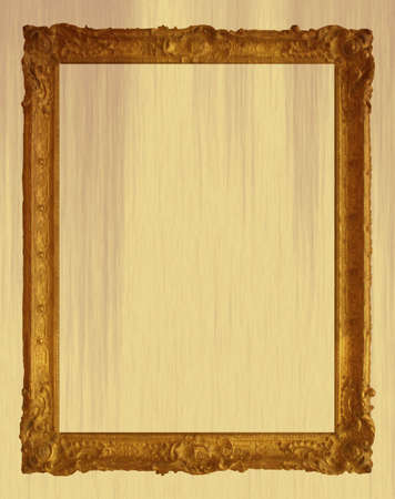 gold frameの写真素材