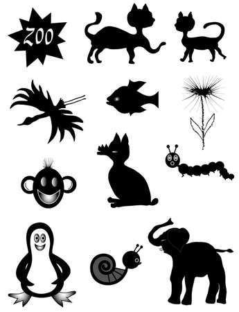 Animal symbolsの写真素材