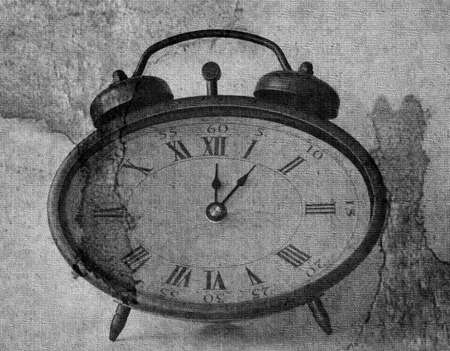 Retro picture, textured backgroundの写真素材