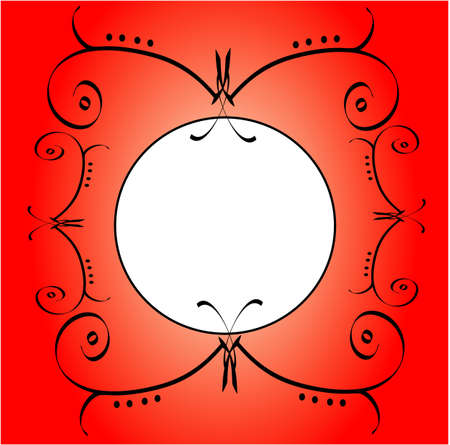 Postcard,  frame for textのイラスト素材