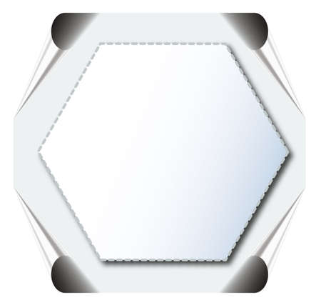 Empty ice, frame for textのイラスト素材