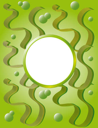 Green eco background with frame place for your textのイラスト素材