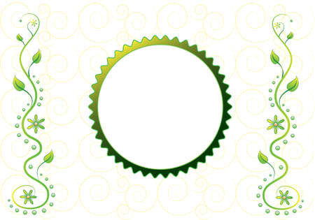 Ornamental backdrop for your textのイラスト素材